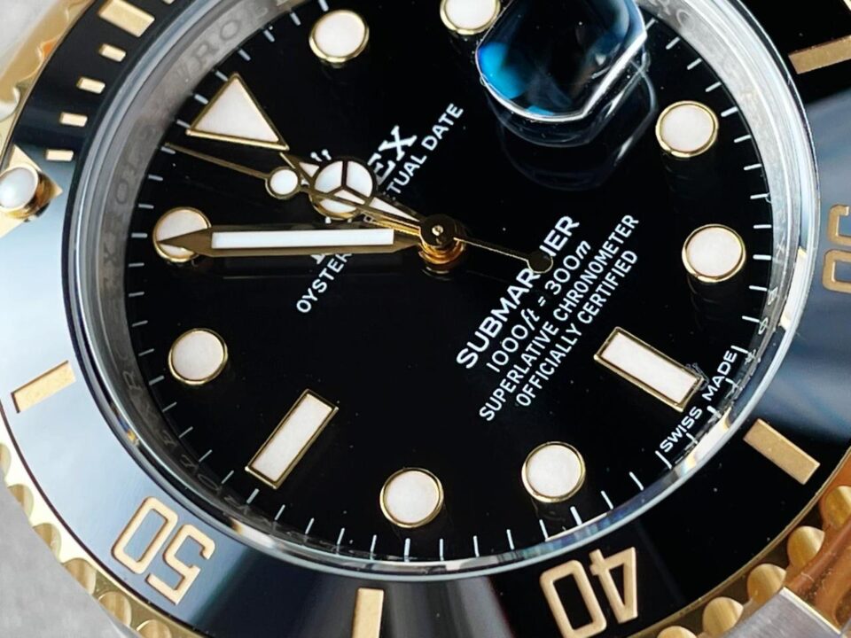 VSF FACTORY 1:1 Rolex Submariner 116613 LN SS/YG Best Edition Black Ceramic 904L Steel VS3135