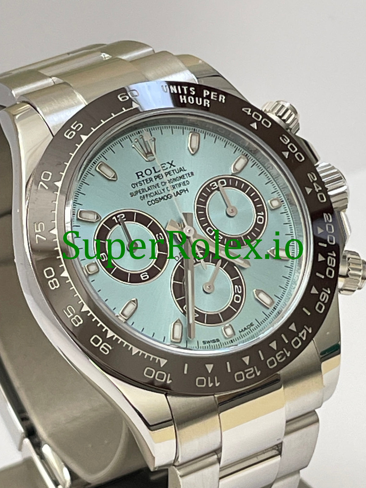 Rolex Platinum Cosmograph Daytona 40 Ice Blue Dial Ref.116506