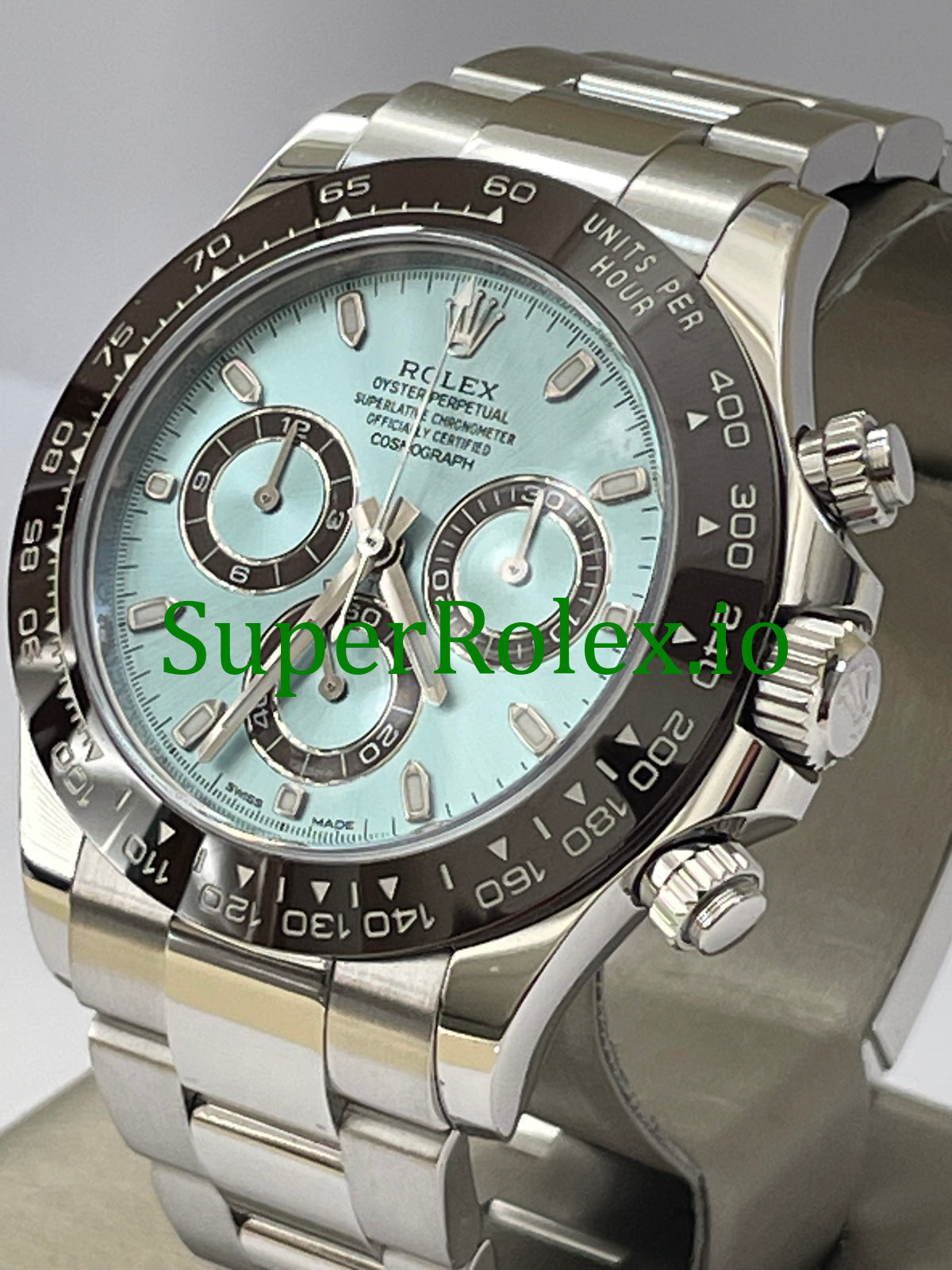 Rolex Platinum Cosmograph Daytona 40 Ice Blue Dial Ref.116506
