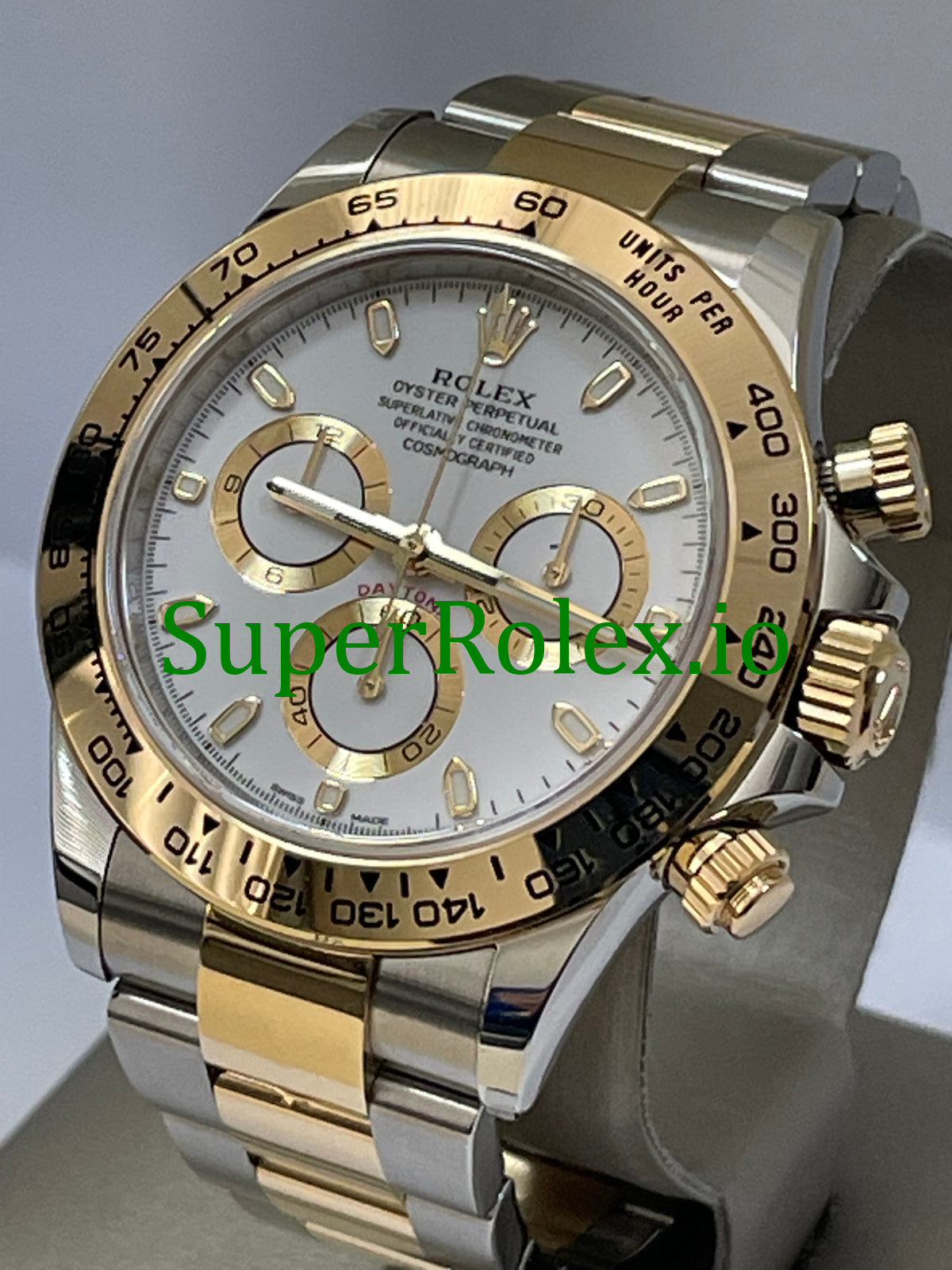 Rolex Cosmograph Daytona 40 Yellow Rolesor White Index Dial Ref.116503