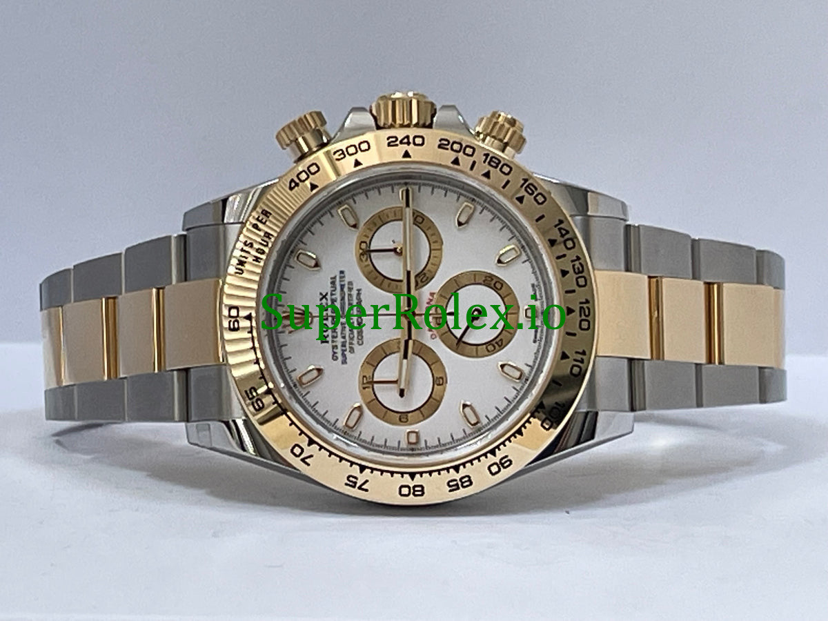 Rolex Cosmograph Daytona 40 Yellow Rolesor White Index Dial Ref.116503