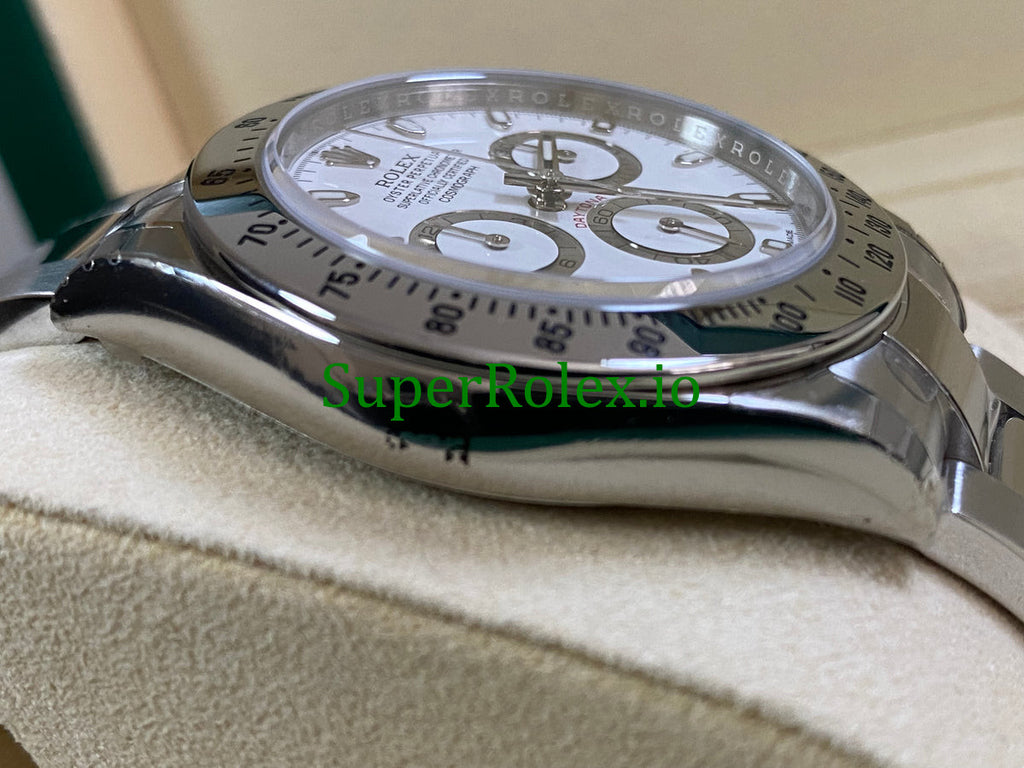 Rolex Cosmograph Daytona 40 Steel White Index Dial Ref.116520