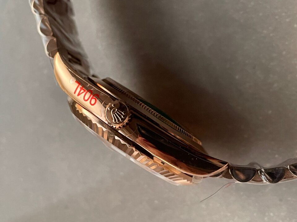 GMF Factory 1:1 Rolex Day-Date 40mm 228235 904L RG Fluted Bezel Rose Gold Dial