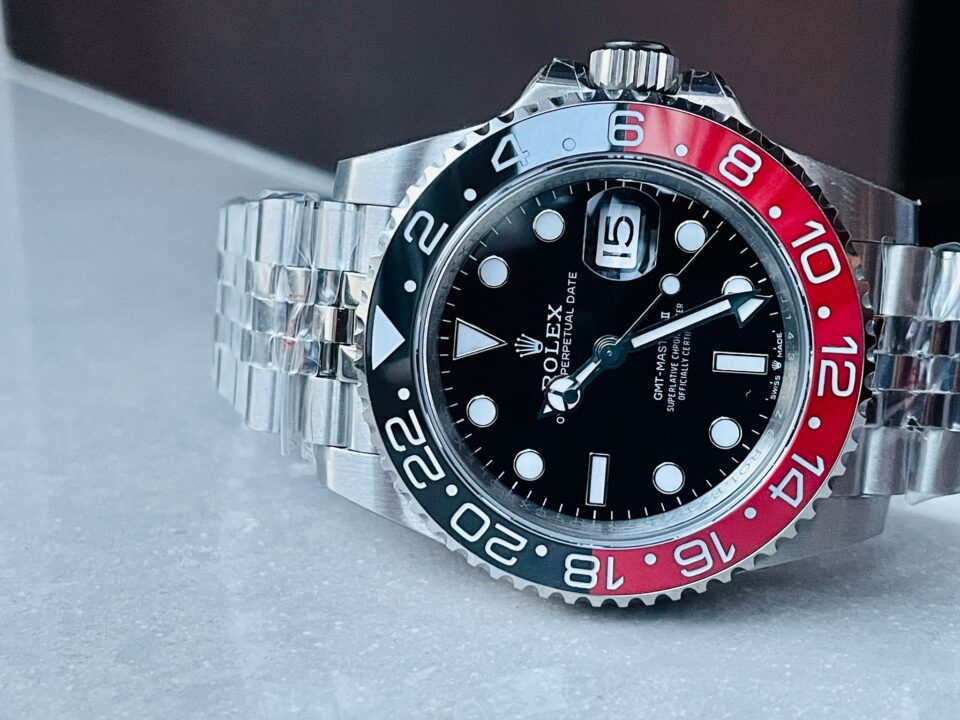 GMF Factory 1:1 Rolex GMT Master II 16710 V5 COLA 904L SS 1:1 RED BLACK Bezel Best Edition
