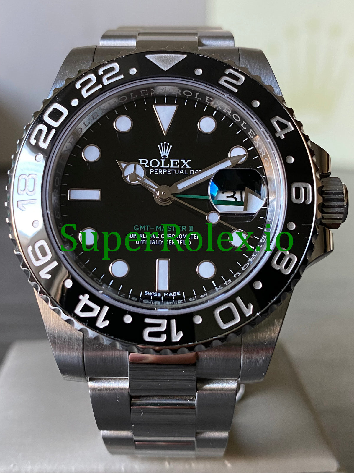 Rolex GMT-Master II 40mm Steel Oyster Ref.116710LN - Black Dial