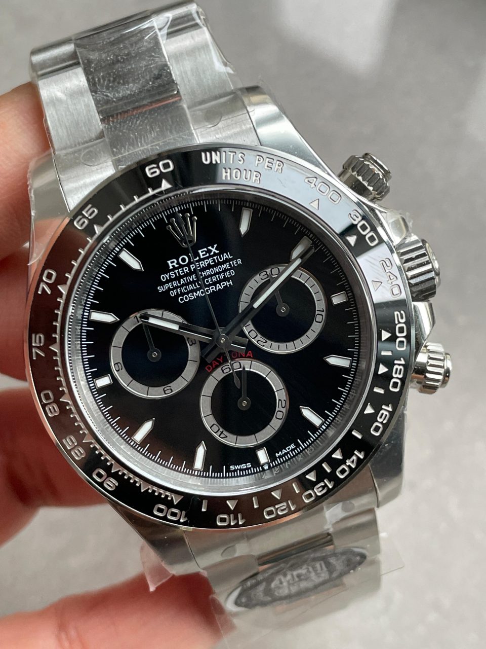 Clean factory 1:1 Rolex 2023 Daytona 126500 Best Edition 904L Steel Black Dial SH4131