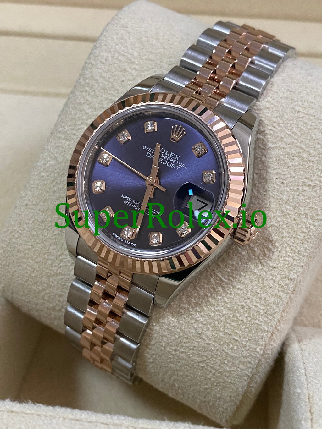 Rolex Lady-Datejust 28 Steel and Everose Gold Ref.279171