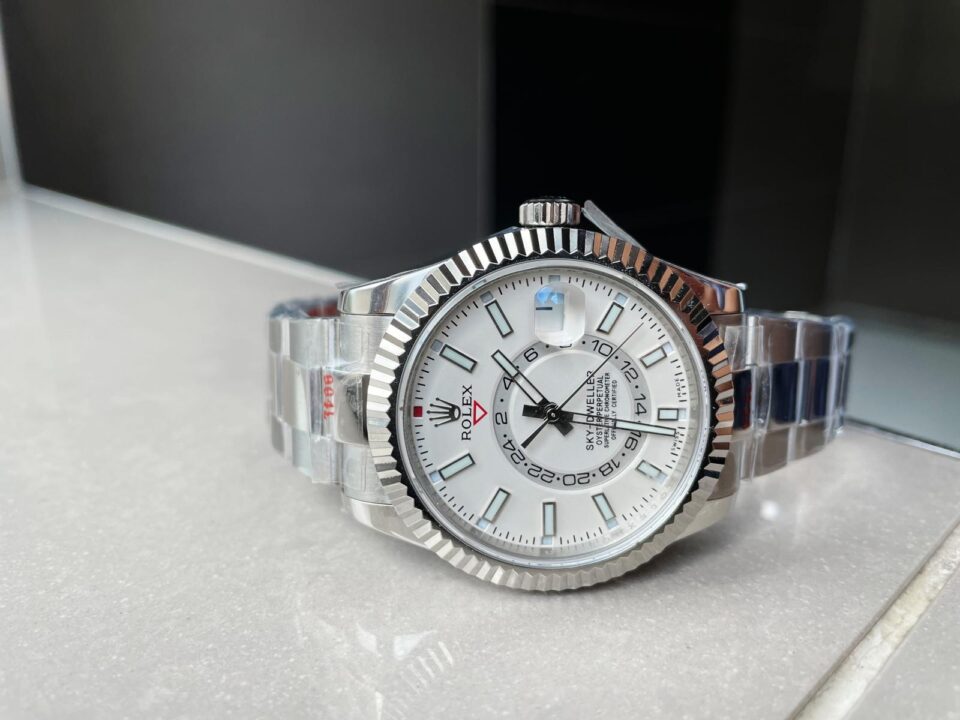 Noob FACTORY 1:1 Rolex Sky-Dweller 326934 SS Best Edition White Dial A23J