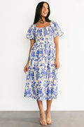Dolores Smocked Midi Dress
