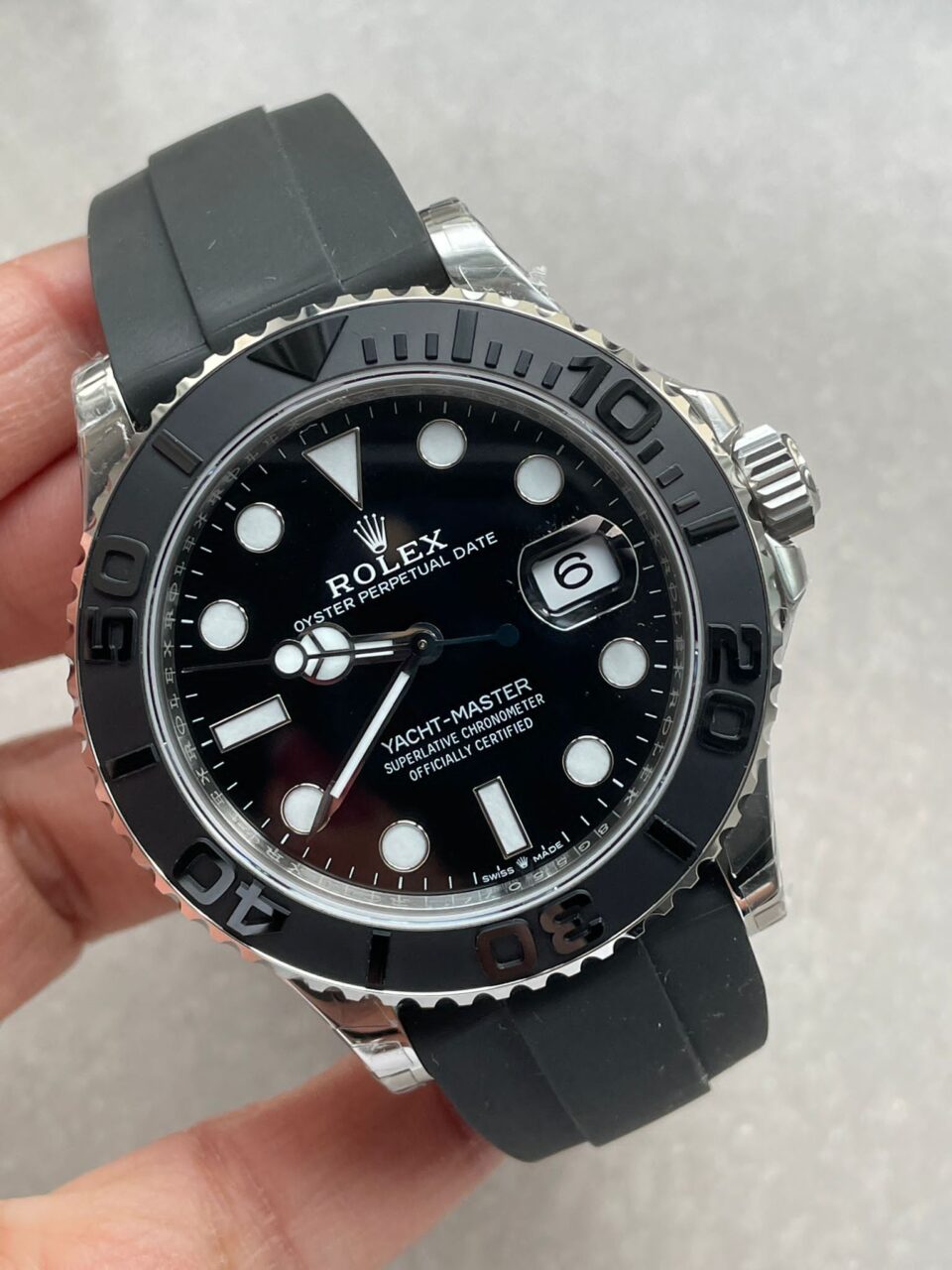 VSF FACTORY 1:1 Rolex Yacht-Master 41mm 226659 Best Edition 3D Black Dial SS case Black Ceramic Bezel VS3235