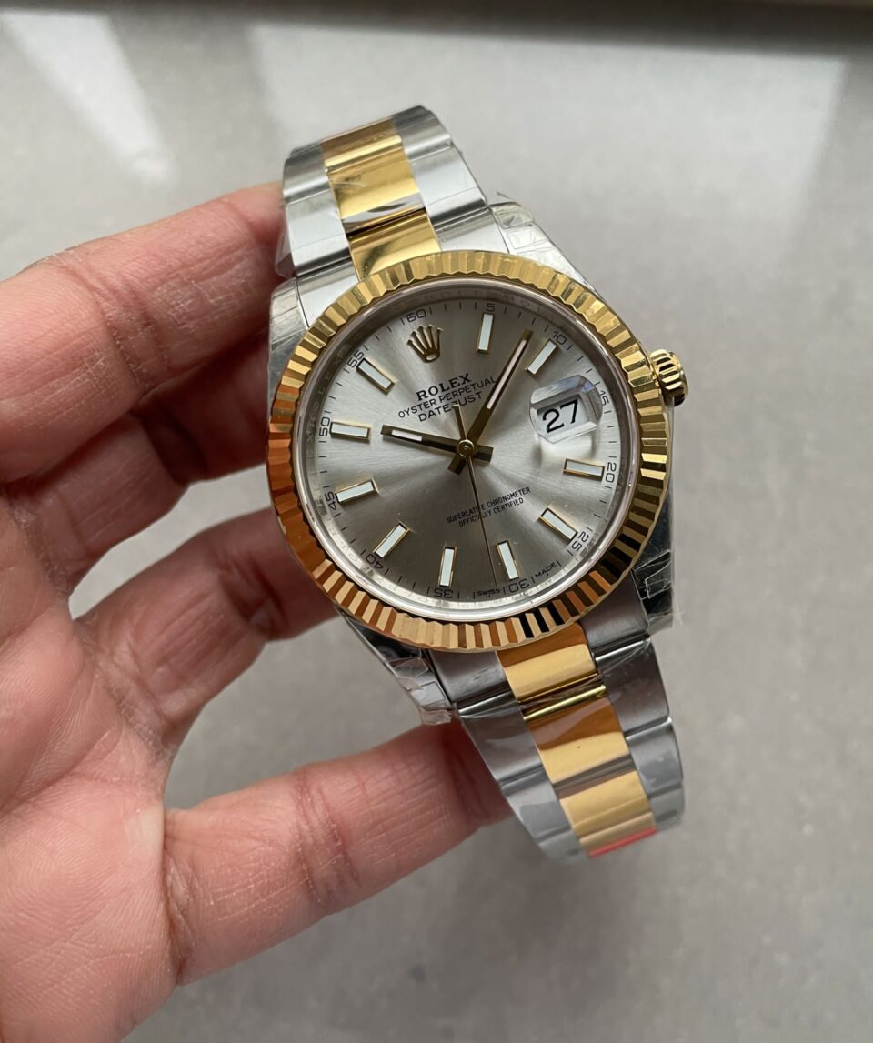 VSF Factory 1:1 Rolex DateJust 41 126333 904L SS/YG Best Edition Silver Dial VS3235