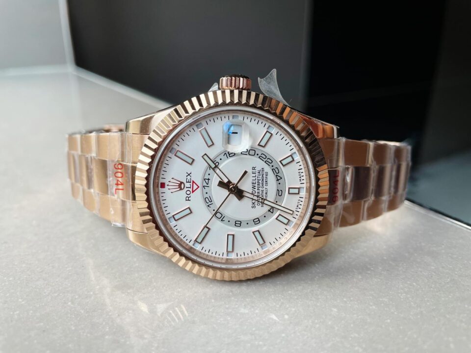 Noob FACTORY 1:1 Rolex Sky-Dweller 326934 SS Best Edition White Dial A23J
