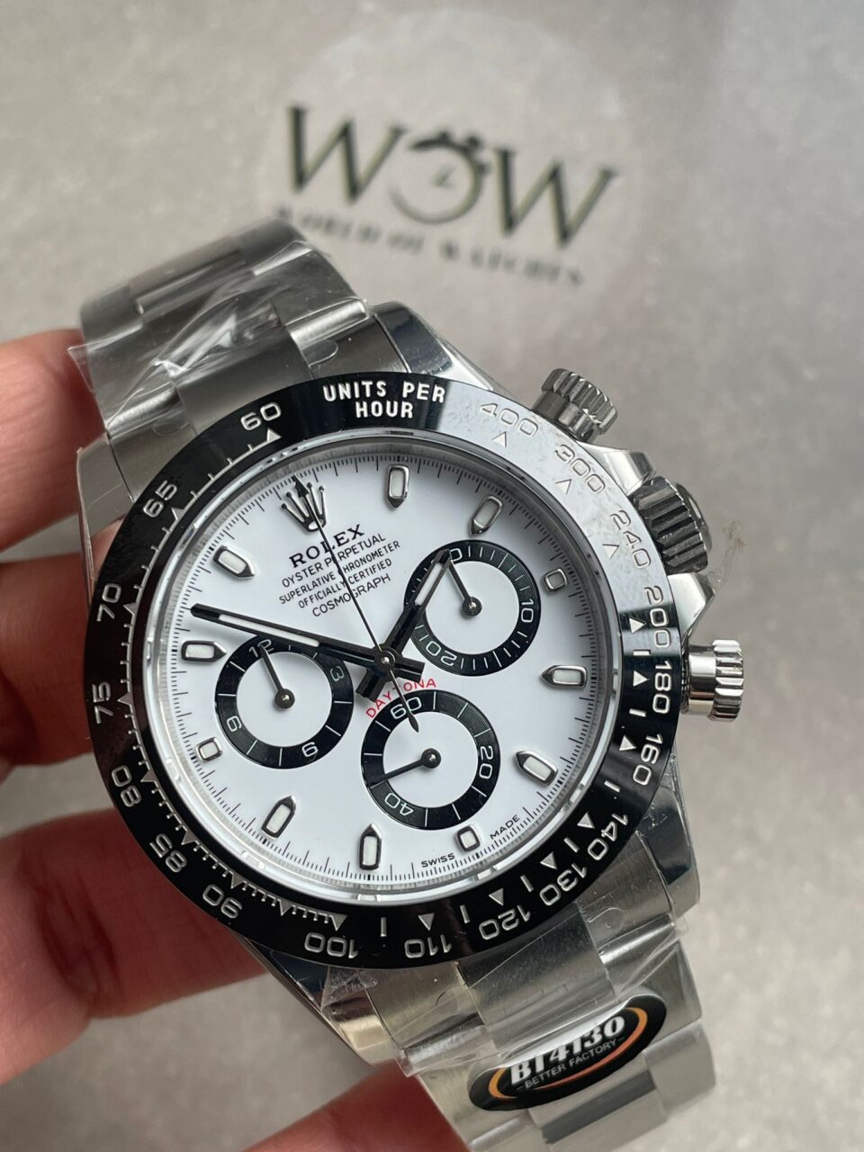 btf factory 1:1 Rolex daytona 116500ln best edition PANDA white dial sa4130