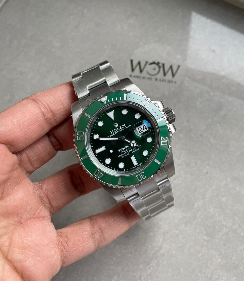 VSF FACTORY 1:1 Rolex HULK SUBMARINER 116610 LV BEST EDITION GREEN CERAMIC 904L STEEL VS3135