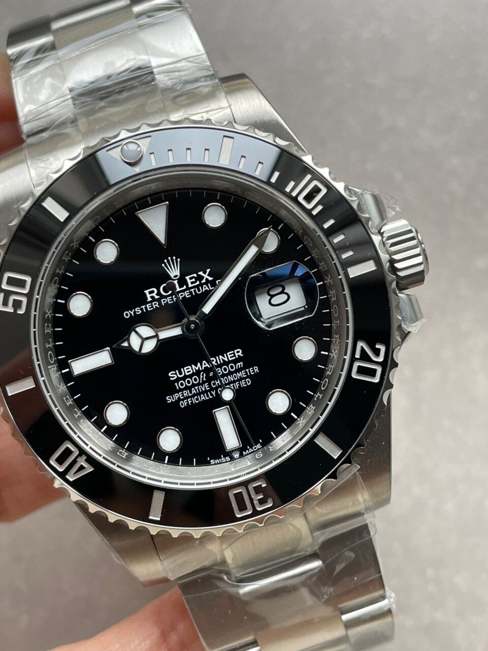 VSF FACTORY 1:1 Rolex SUBMARINER SUB DATE SUBMARINER 41MM 126610 LN BEST EDITION BLACK CERAMIC 904L STEEL VS3235