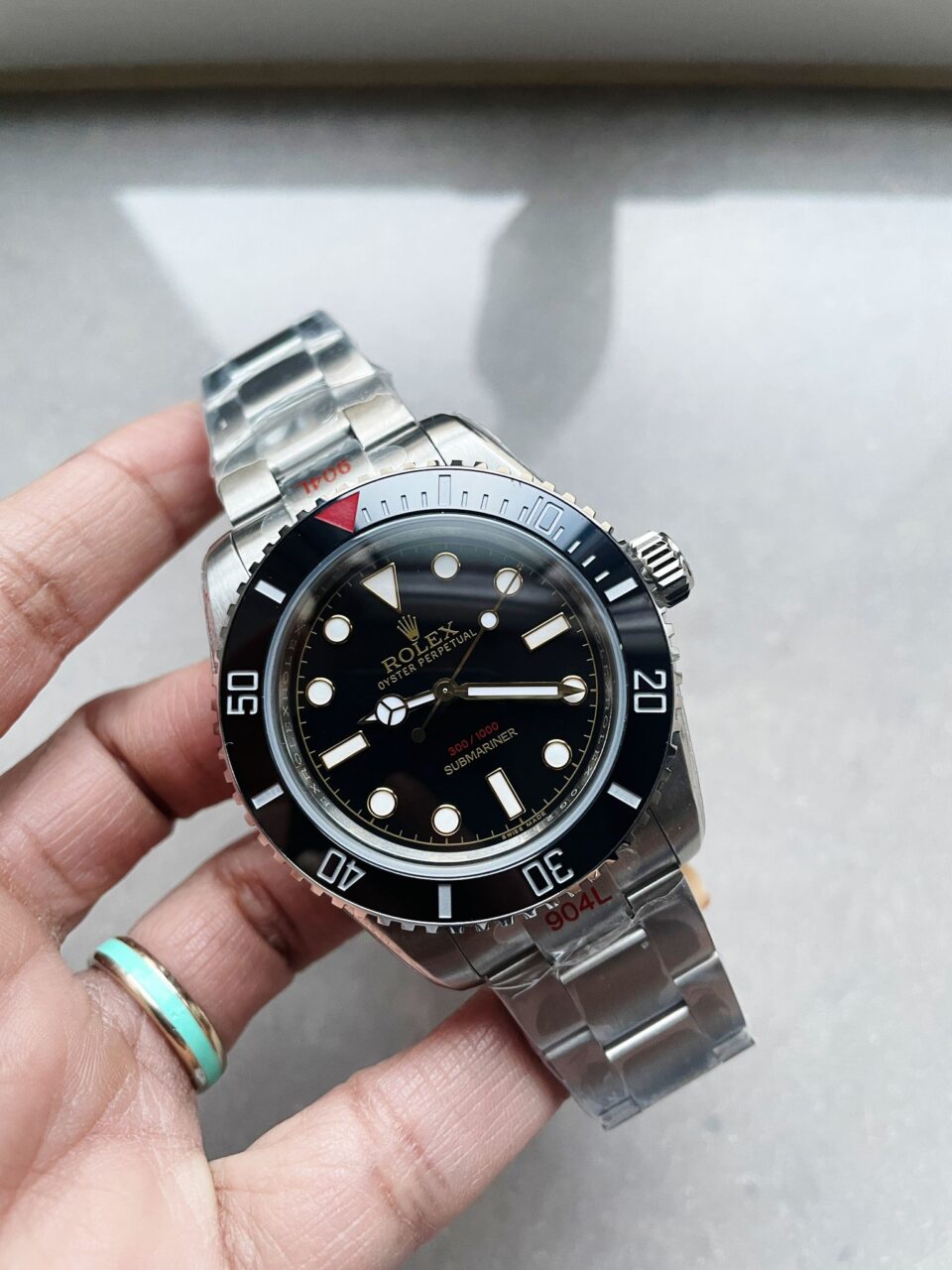GMF FACTORY 1:1 Rolex Submariner “Tempus Machine Red Depth 216A” 904L SS Black Dial A3130