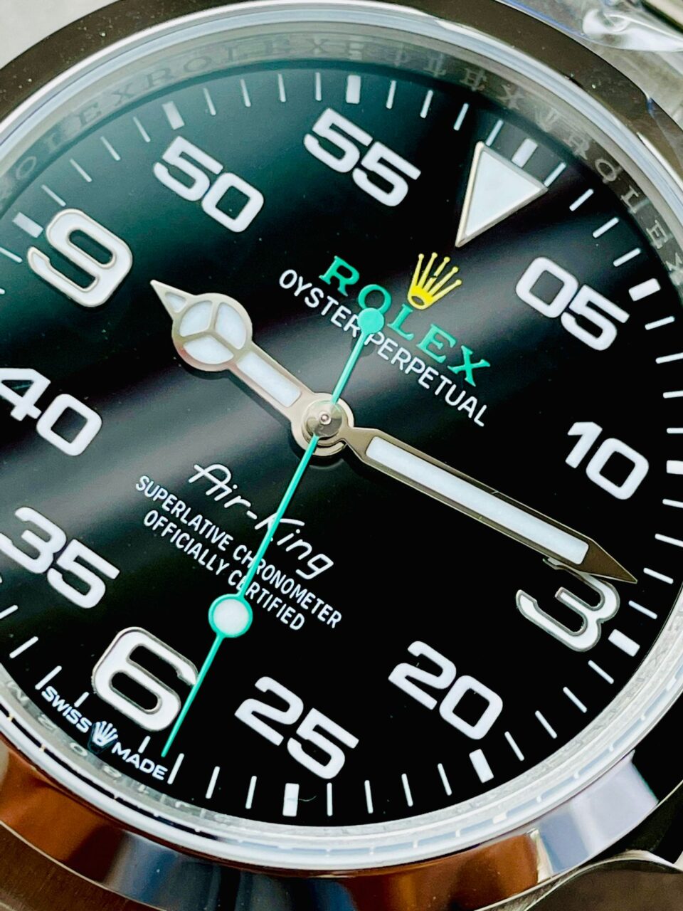 JVSF Factory 1:1 Rolex Air-King 40mm 126900 904L SS Black Dial VR3230