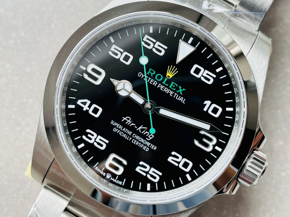 JVSF Factory 1:1 Rolex Air-King 40mm 126900 904L SS Black Dial VR3230