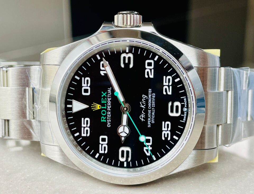 JVSF Factory 1:1 Rolex Air-King 40mm 126900 904L SS Black Dial VR3230