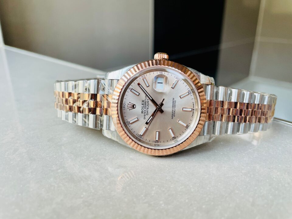 VSF Factory 1:1 Rolex DateJust 41 126331 904L SS/RG Best Edition Champagne Gold Dial VS3235
