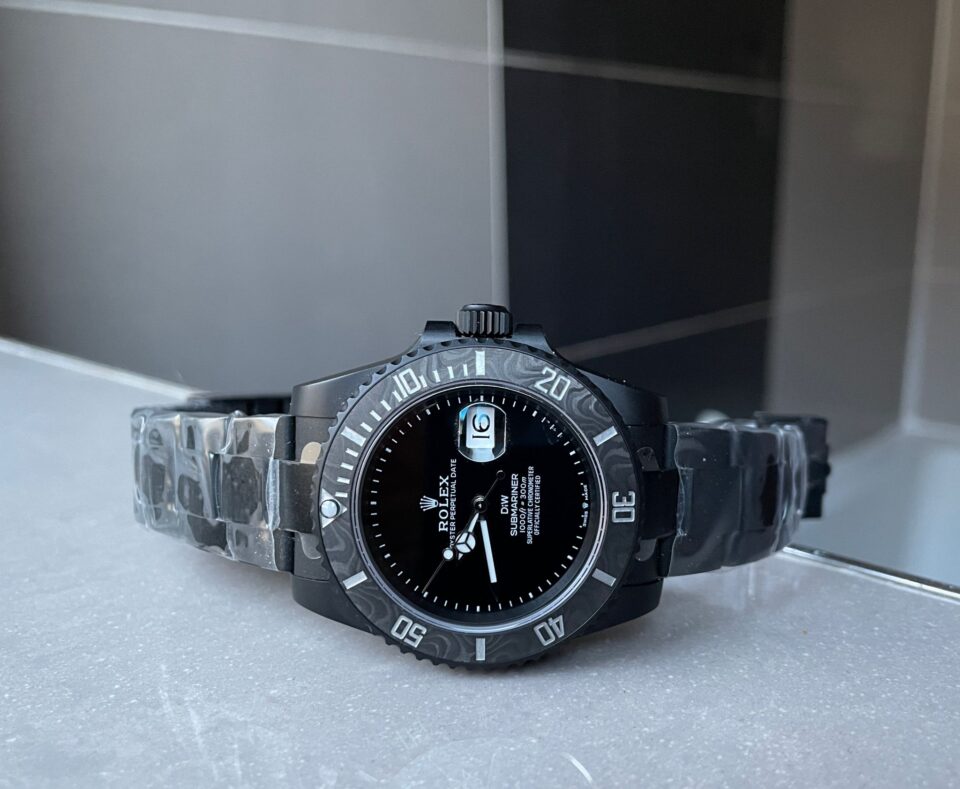 VSF FACTORY 1:1 Rolex Submariner DiW 904L DLC Graduated Blue Dial VS3135