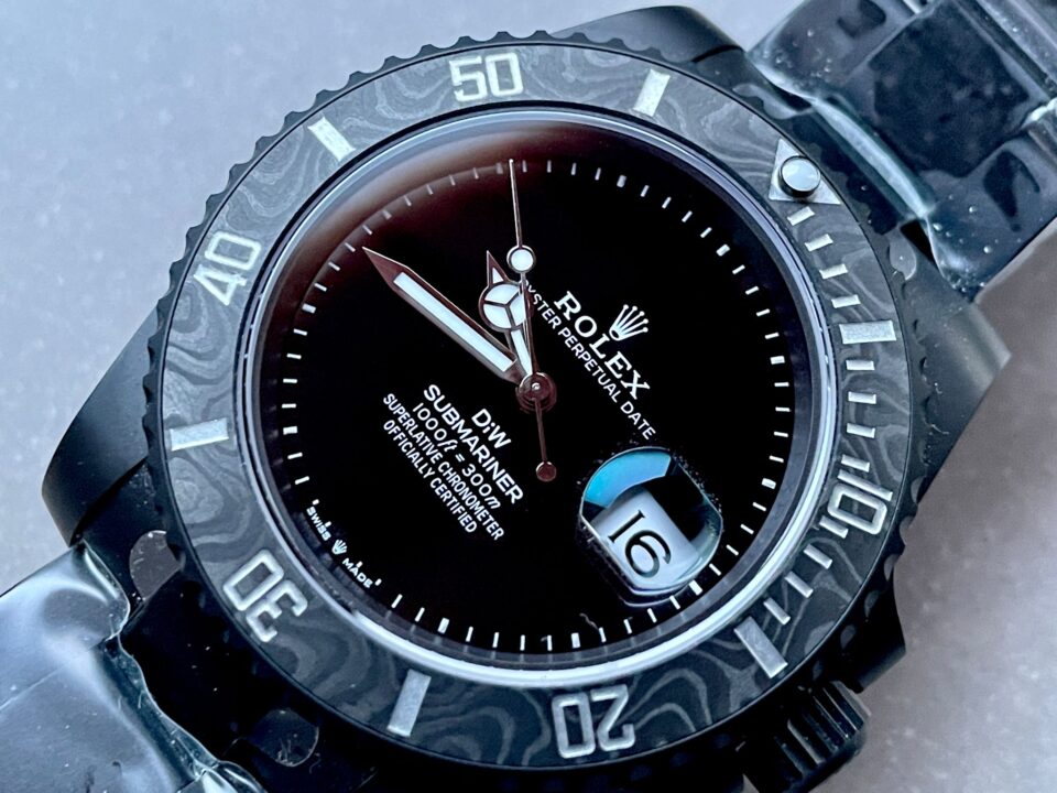 VSF FACTORY 1:1 Rolex Submariner DiW 904L DLC Graduated Blue Dial VS3135