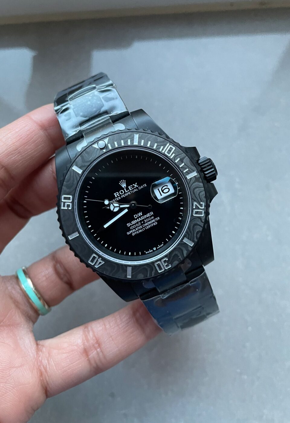 VSF FACTORY 1:1 Rolex Submariner DiW 904L DLC Graduated Blue Dial VS3135