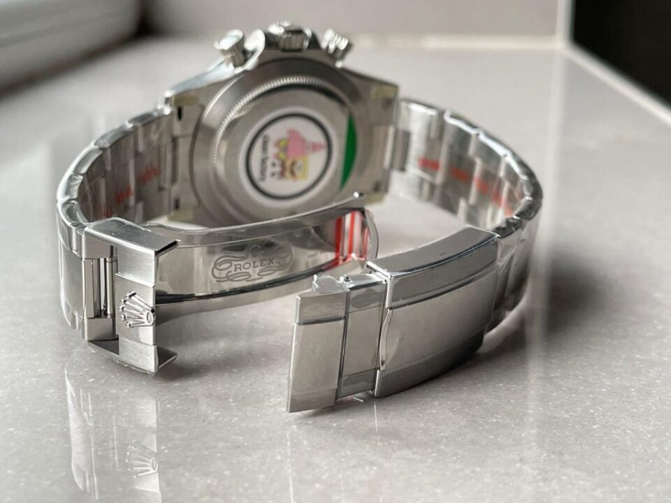 CLEAN FACTORY 1:1 Rolex Daytona 116500 PANDA Best Edition CF 904L SS Case and BLACK Dial