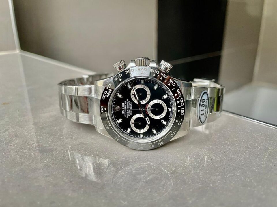 CLEAN FACTORY 1:1 Rolex Daytona 116500 PANDA Best Edition CF 904L SS Case and BLACK Dial