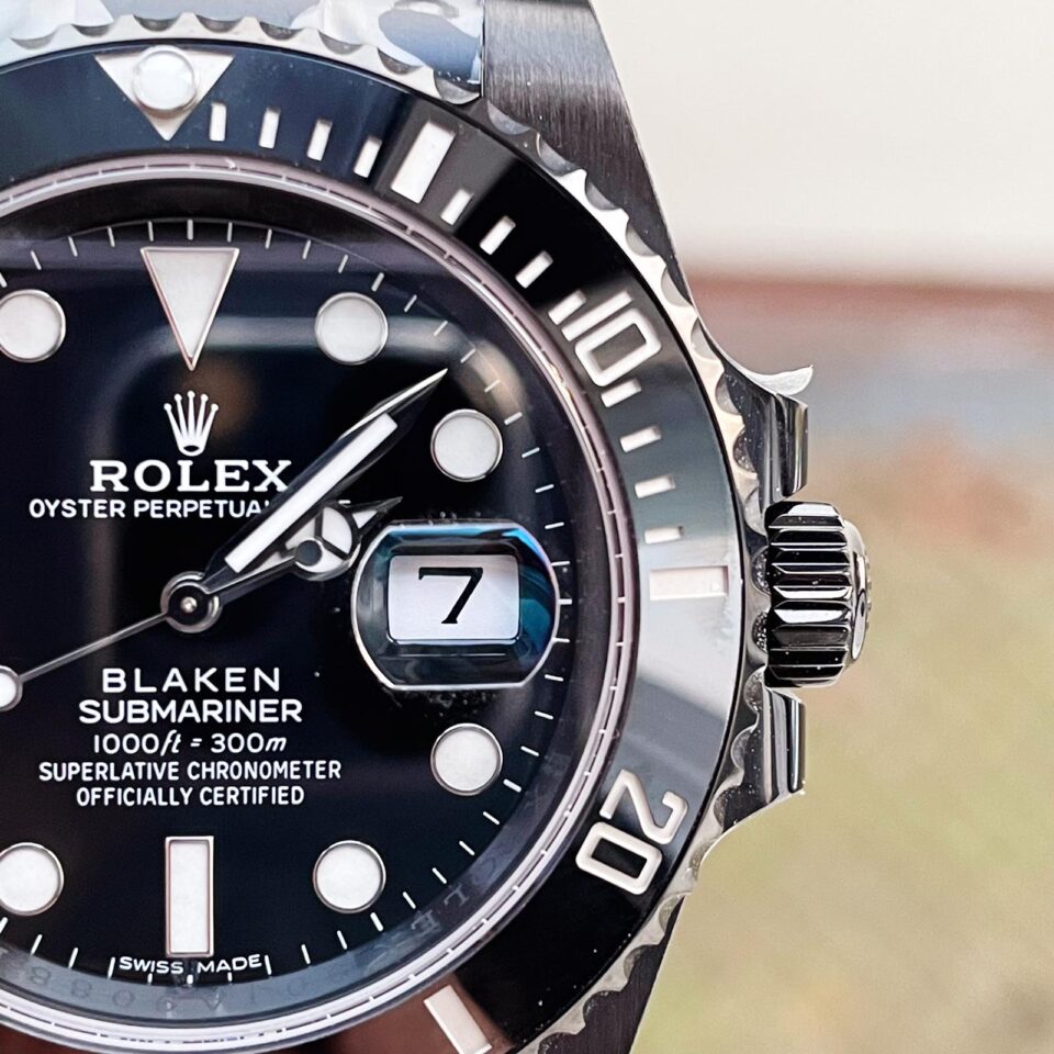 V6F FACTORY 1:1 Rolex Submariner 116610 PVD Best Edition Blaken All Black Ceramic 904L Steel A2824