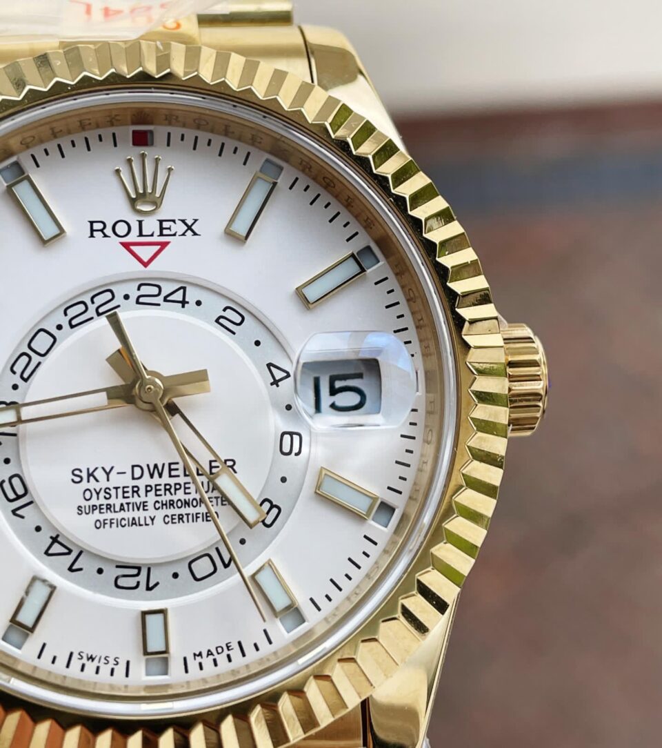 Noob FACTORY 1:1 Rolex Sky-Dweller 326934 SS Best Edition White Dial A23J