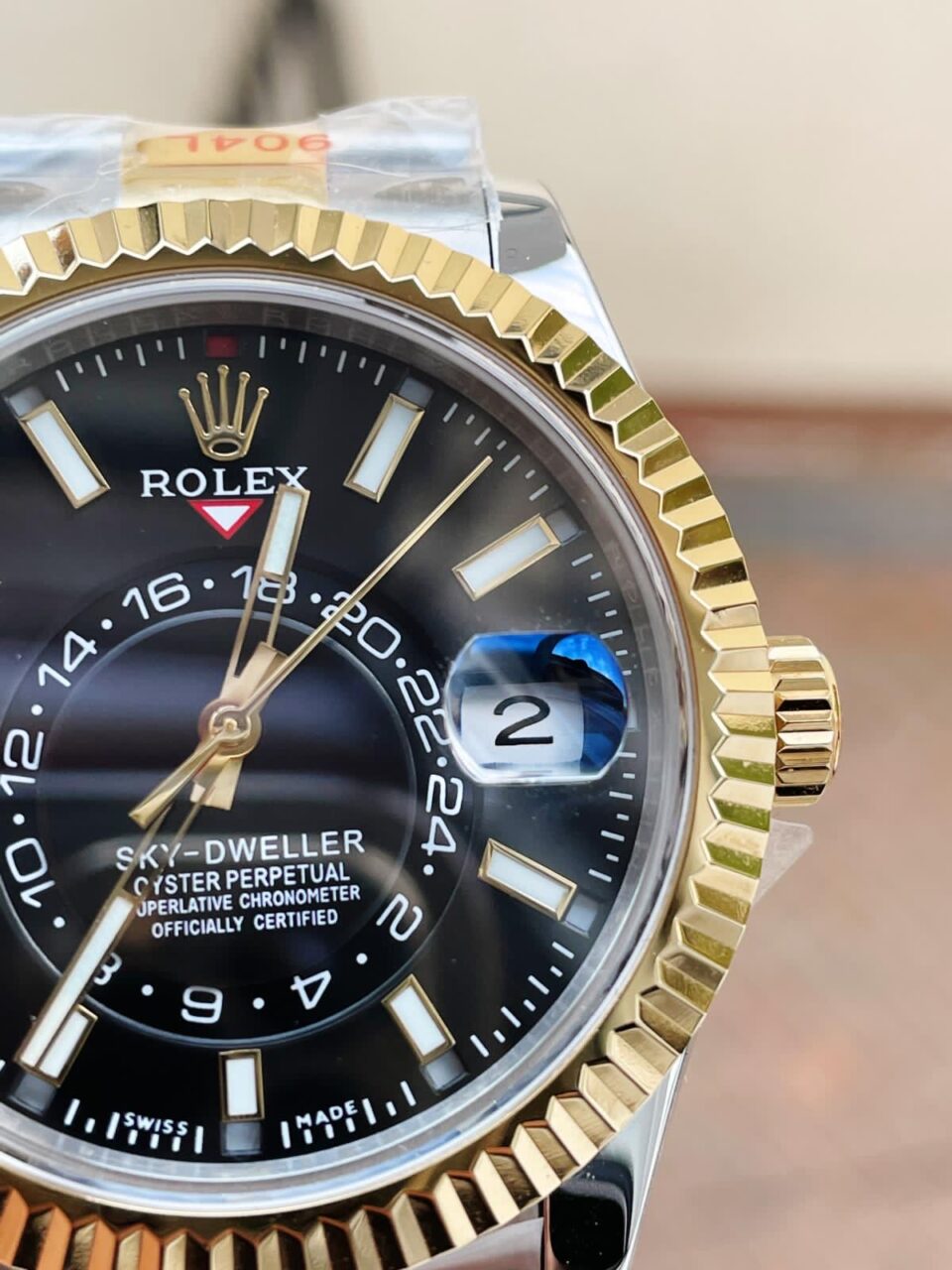 Noob FACTORY 1:1 Rolex Sky-Dweller 326934 SS Best Edition Black Dial A23J