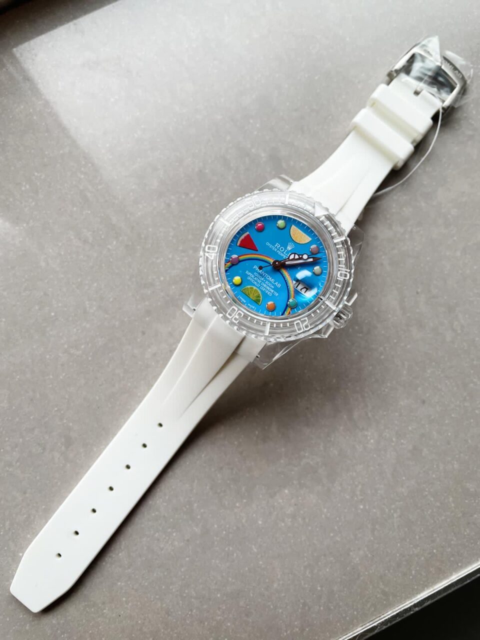 GF FACTORY 1:1 Rolex Submariner Phantomlab Transparent Best Edition Blue Fruit Dial VR3135