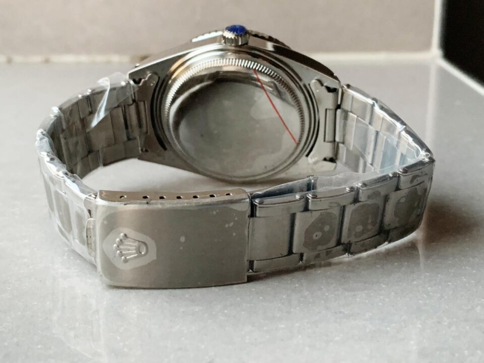 Vintage Rolex GMT Master 6542 Black/Red Bezel White Dial A2836