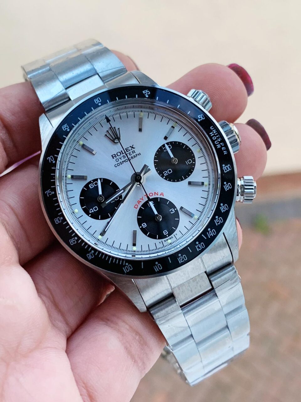 VINTAGE Rolex Daytona 6263 SS White Dial 2