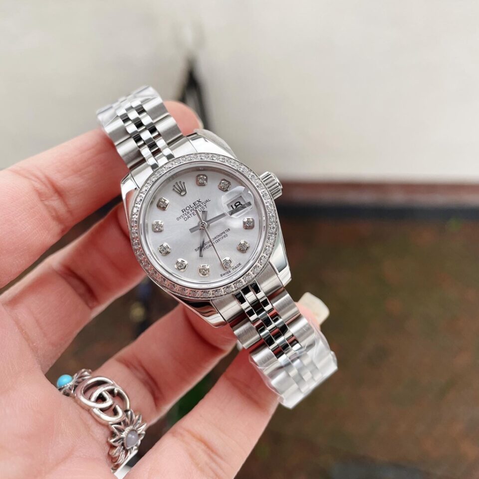 Rolex Datejust 31mm 278273 YG/SS White Dial Diamond Bezel