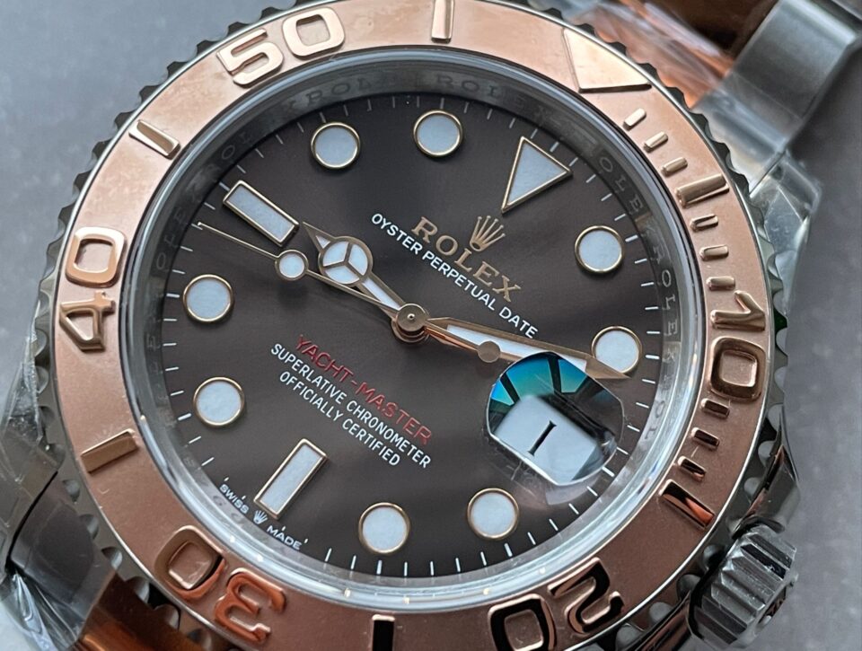 VSF FACTORY 1:1 Rolex Yacht-Master 126621 904L/RG Best Edition Brown Dial VS3235
