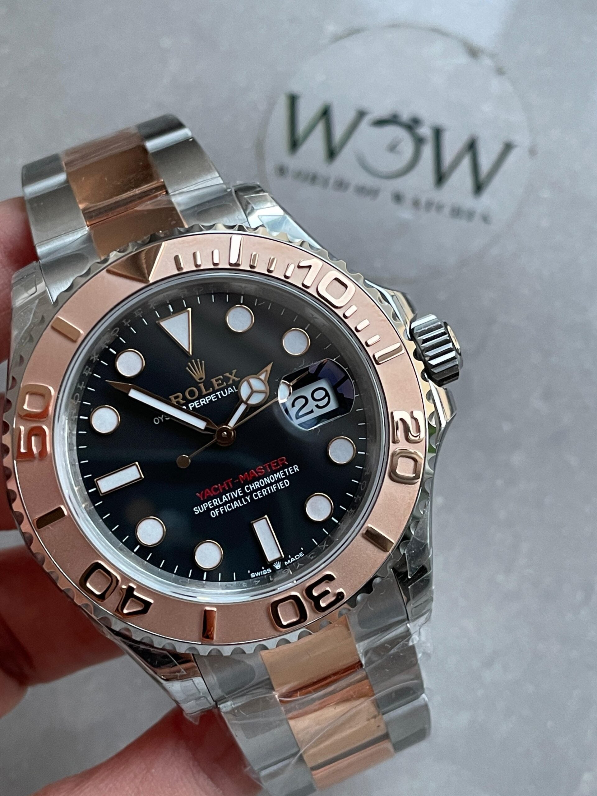 VSF FACTORY 1:1 Rolex Yacht-Master 126621 904L/RG Best Edition Black Dial VS3235