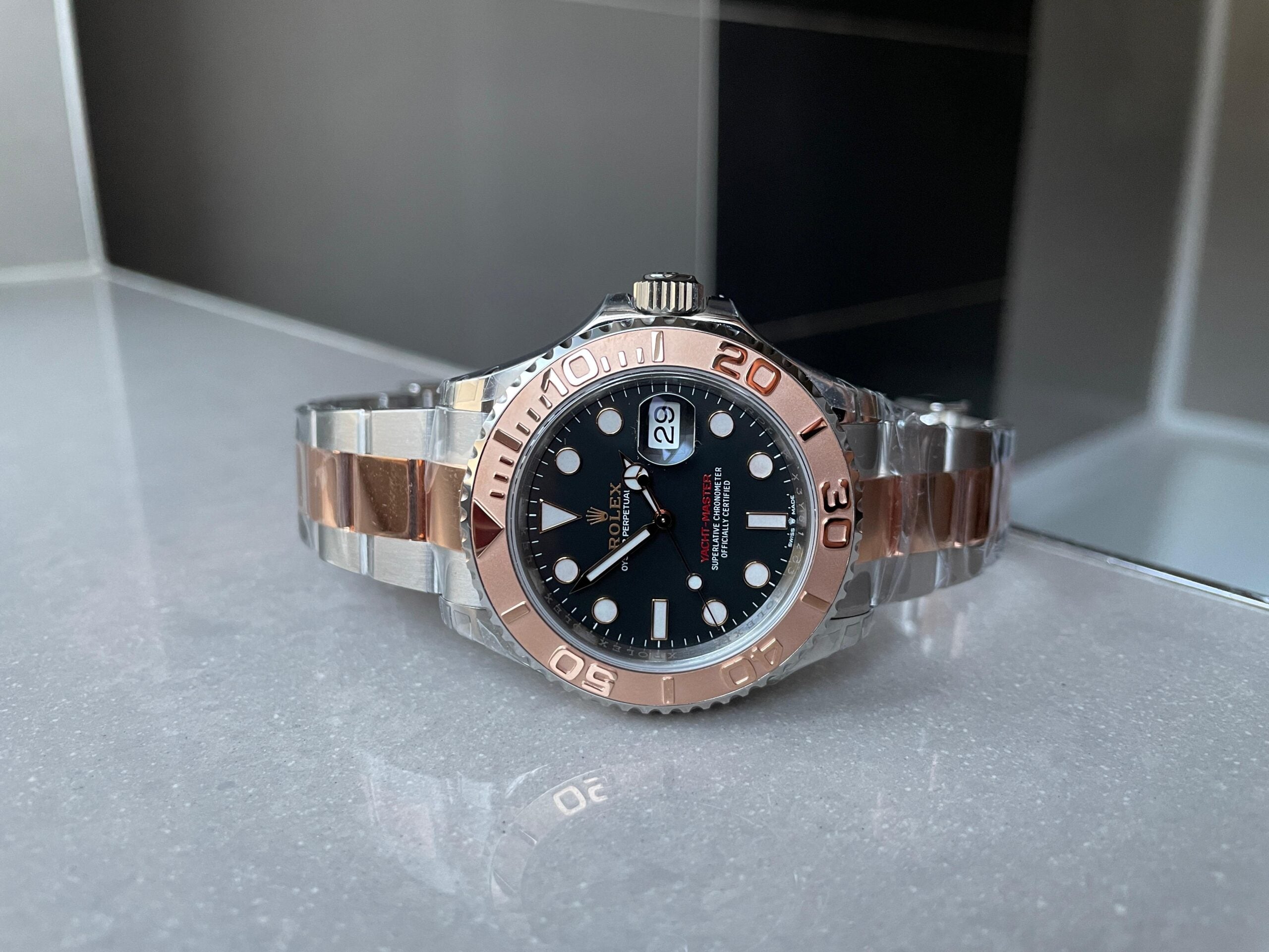 VSF FACTORY 1:1 Rolex Yacht-Master 126621 904L/RG Best Edition Black Dial VS3235