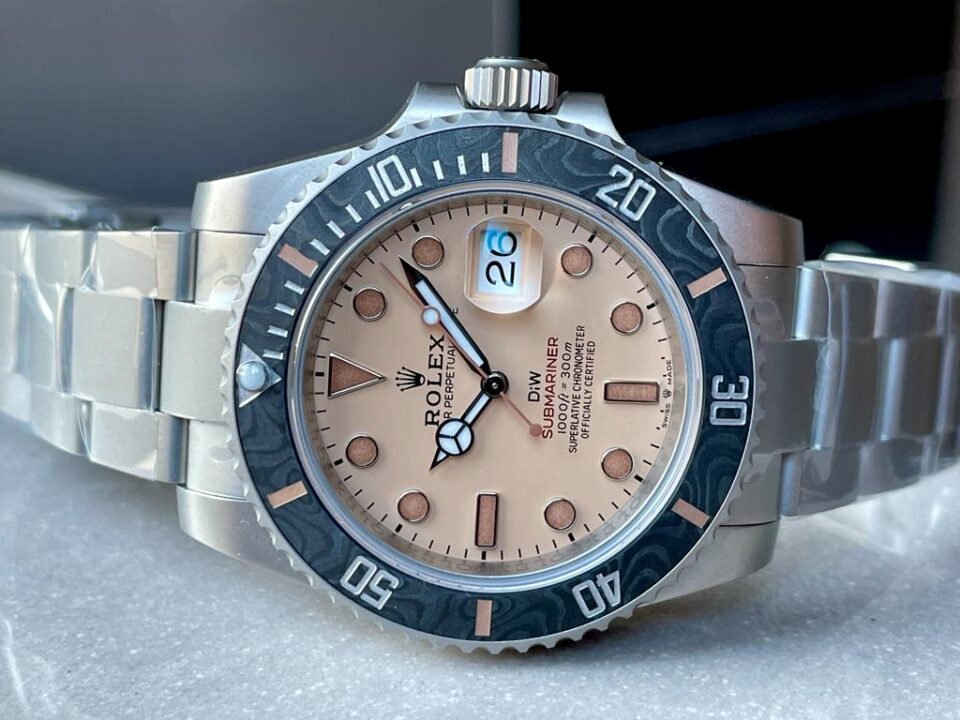 VSF FACTORY 1:1 Rolex Submariner DiW “Dune” 904L SS Yellow Dial VS3135