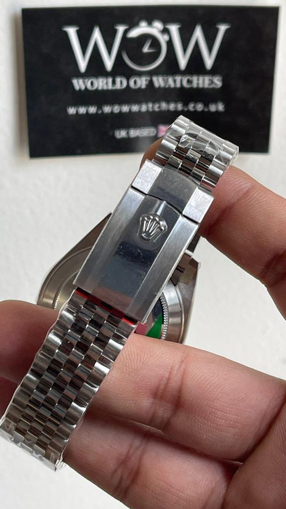 Clean Factory Rolex Datejust 41mm 126334 904L SS Fluted Bezel Blue Dial VR3235