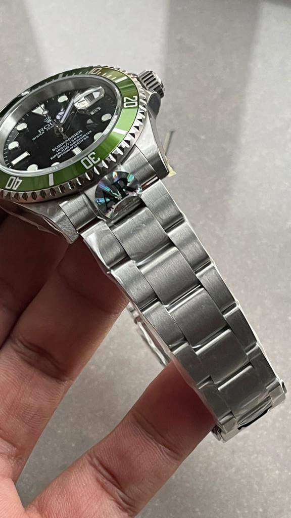 ARF FACTORY 1:1 Rolex Submariner 'Kermit' 16610LV 904L SS Black Dial SH3135