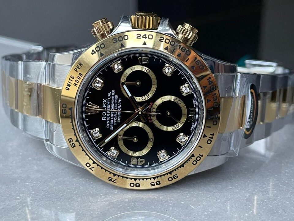 BTF Factory 1:1 Rolex Daytona 116503 904L YG/SS Black Dial A4130