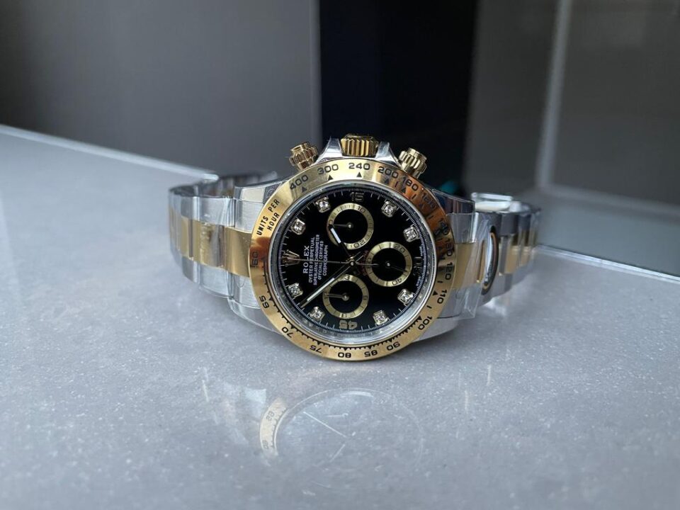 BTF Factory 1:1 Rolex Daytona 116503 904L YG/SS Black Dial A4130