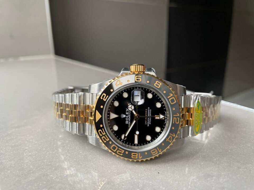 Clean Factory 1:1 Rolex GMT-Master II 126713 ZOMBIE 904L YG/SS Black Dial Dots DD3285 CHS