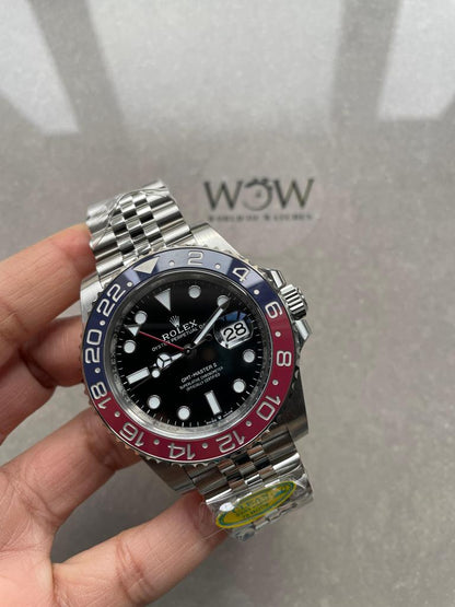 Clean Factory 1:1 Rolex GMT-Master II 126710 BLRO PEPSI Best Edition Blue/Red Ceramic DD3285 CHS