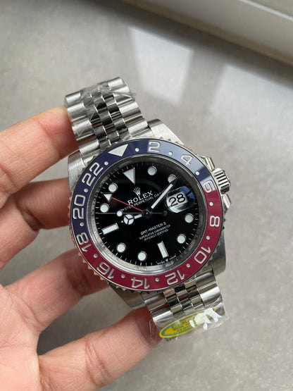 Clean Factory 1:1 Rolex GMT-Master II 126710 BLRO PEPSI Best Edition Blue/Red Ceramic DD3285 CHS