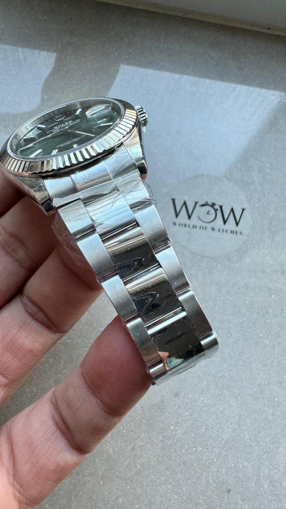 VSF Factory 1:1 Rolex DateJust 36 SS 126234 Best Edition 904L Steel Green Dial VS3235