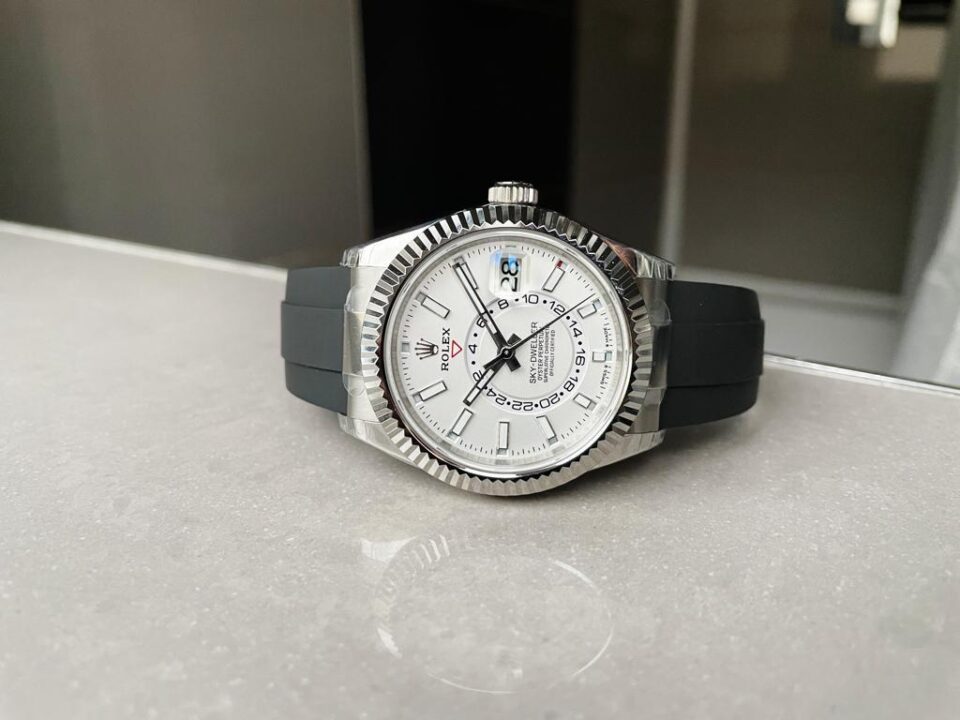 Noob FACTORY 1:1 Rolex Sky-Dweller 326934 904L SS Noob 1:1 Best Edition White Dial Asian 23J to 9001