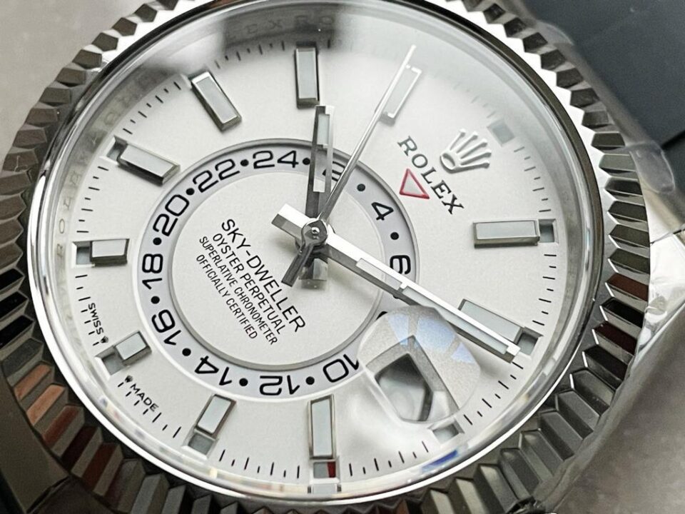 Noob FACTORY 1:1 Rolex Sky-Dweller 326934 904L SS Noob 1:1 Best Edition White Dial Asian 23J to 9001